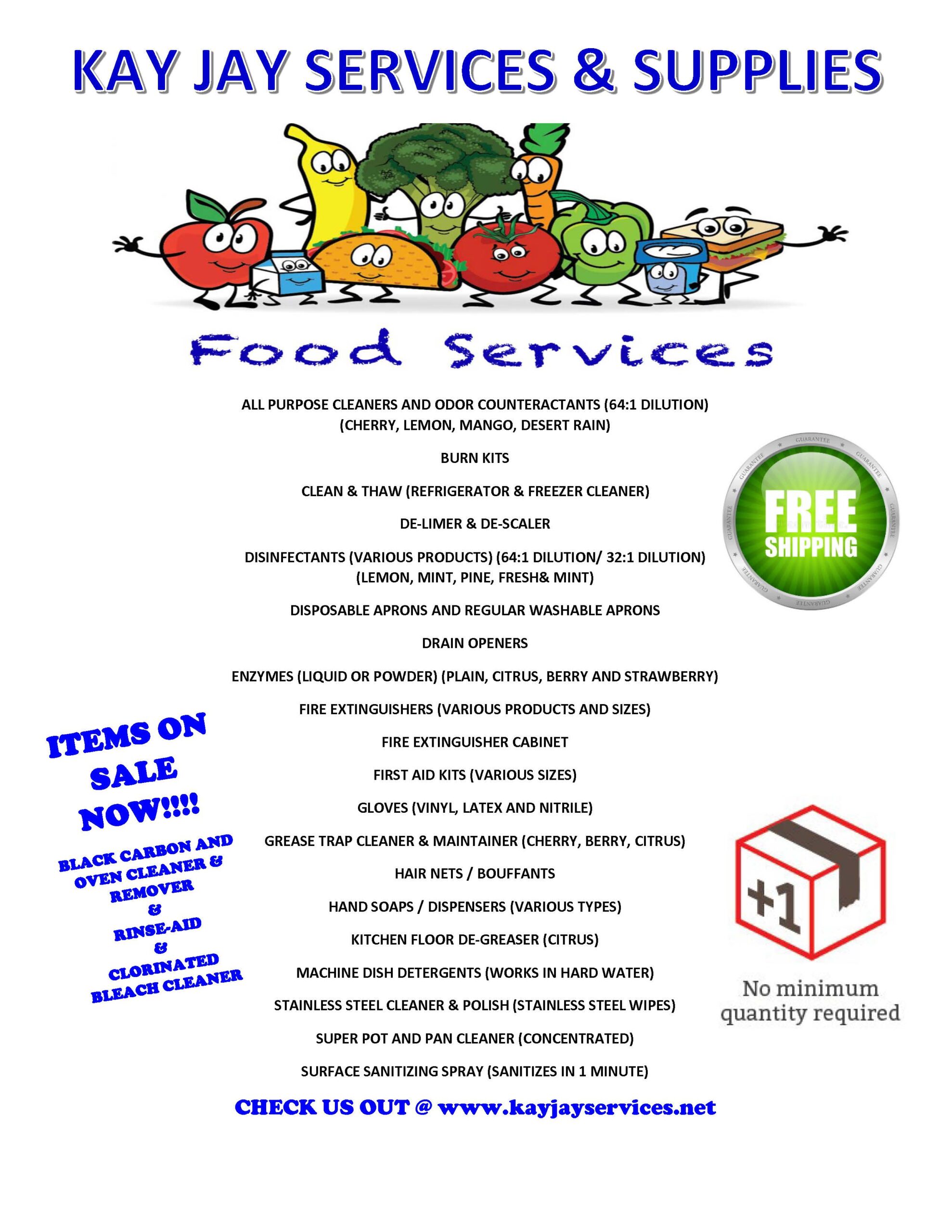 Food Service Flyer