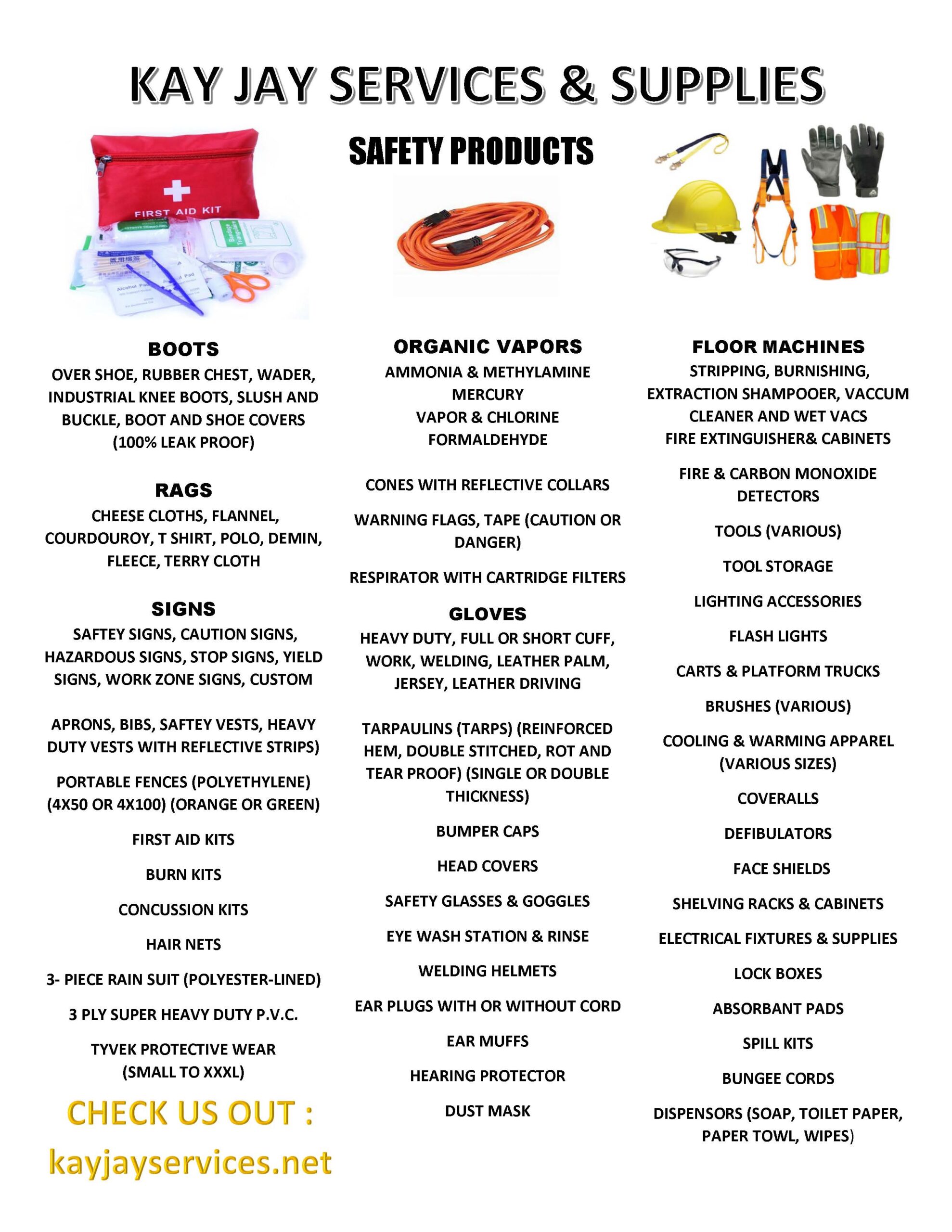 Safety Product Flyer